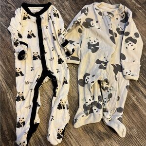 Panda Print Kids One Piece Set